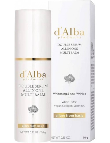 D´ALBA PIEDMONT DOUBLE SERUM ALL IN ONE MULTI BALM 10GR