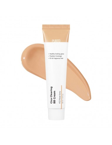 PURITO CICA CLEARING BB CREAM 15 ROSE IVORY 30ML