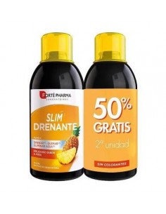 SLIM DRENANTE SABOR PIÑA PACK 2 X 500ML