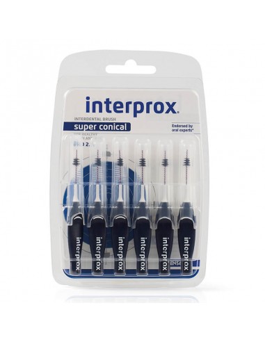 INTERPROX CEPILLO INTERDENTAL SUPER CONICAL PHD 2,0 6 UNIDADES