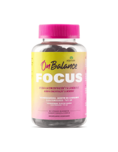 AQUILEA ONBALANCE FOCUS SABOR CEREZA 60 VEGAN GUMMIES