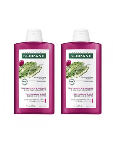 KLORANE CHAMPU HIGO DE BARBARIA PACK 2 X 400ML