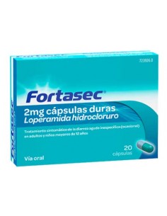 FORTASEC 2 MG 20 CAPSULAS