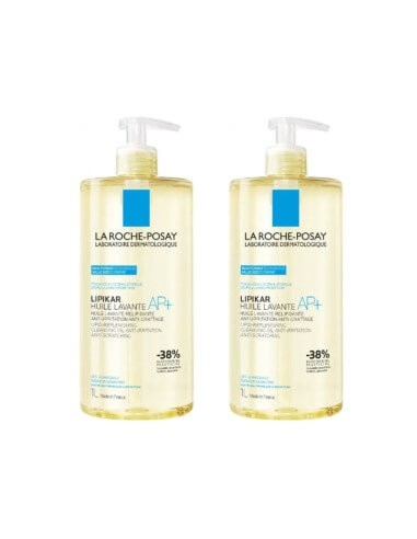 LA ROCHE POSAY LIPIKAR HUILE LAVANTE AP+ PACK 2 X 1L