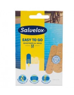 SALVELOX EASY TO GO APOSITO ADHESIVO RESISTENTE AL AGUA 12 UNIDADES