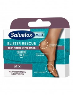 SALVELOX MED BLISTER RESCUE AMPOLLAS MIX TALONES Y DEDOS 3 U + 3 U