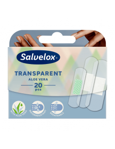 SALVELOX TRANSPARENT ALOE VERA 20 UNIDADES