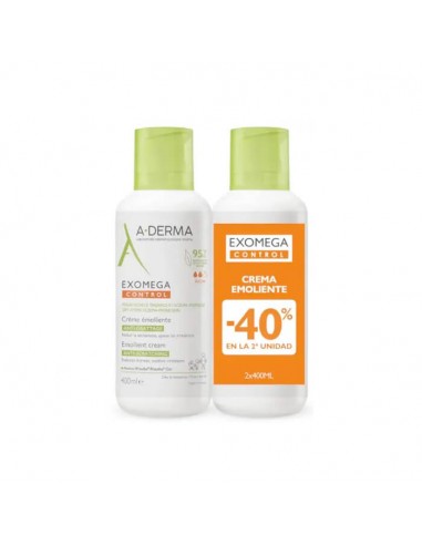 ADERMA EXOMEGA CREMA EMOLIENTE DUPLO 2X400ML