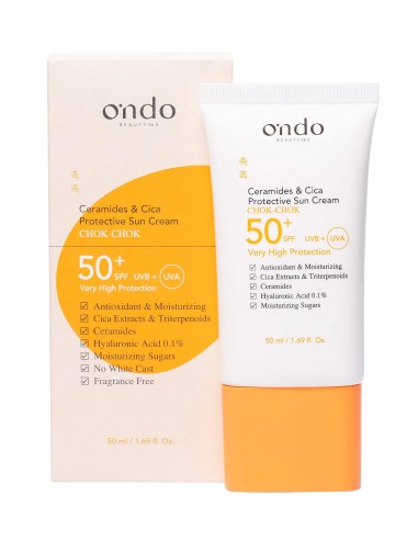 ONDO CERAMIDES & CICA PROTECTIVE SUN CREAM SPF50+ 50ML