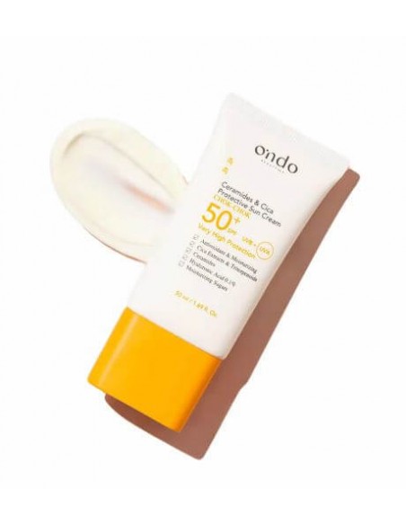 ONDO CERAMIDES & CICA PROTECTIVE SUN CREAM SPF50+ 50ML_TEXTURA