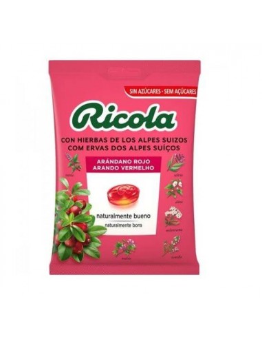 RICOLA CARAMELOS SIN AZUCARES ARANDANO ROJO 70G