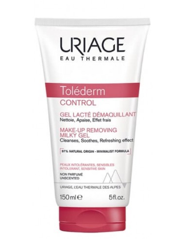 URIAGE TOLEDERM CONTROL GEL-LECHE DESMAQUILLANTE 150ML