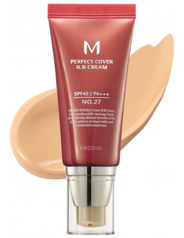 MISSHA M PERFECT COVER BB CREAM SPF42 PA+++ N27 HONEY BEIGE 50ML