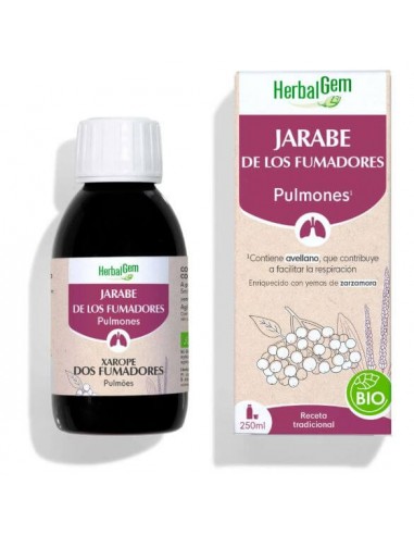 HERBALGEM JARABE DE LOS FUMADORES BIO 250ML