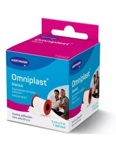 OMNIPLAST BLANCO ESPARADRAPO 5CM X 5M