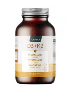WEBOTANIX VITAMINA D3+K2 Y MAGNESIO BISGLICINATO 60 CAPSULAS