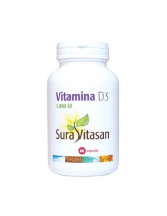 SURAVITASAN VITAMINA D3 1000UI 60 CAPSULAS