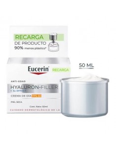 EUCERIN HYALURON FILLER + 3X EFFECT DIA FPS30 RECARGA 50ML