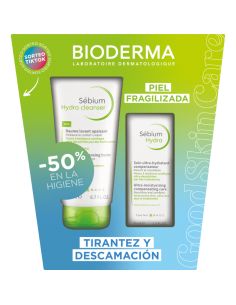 BIODERMA SEBIUM PACK TIRANTEZ Y DESCAMACION HYDRA CLEANSER 200ML + CREMA HYDRA 40ML