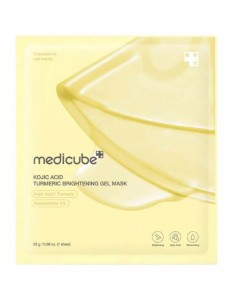 MEDICUBE KOJIC ACID TURMERIC BRIGHTENING GEL MASK 28GR