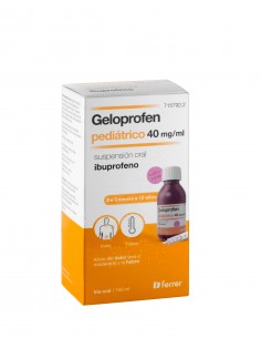 GELOPROFEN PEDIATRICO 40 MG/ML SUSPENSION ORAL 1 FRASCO 150 ML