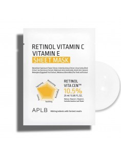 APLB RETINOL VITAMIN C VITAMIN E SHEET MASK 25ML