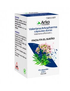 VALERIANA ARKOPHARMA 350 MG 45 CAPSULAS