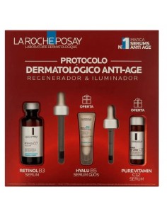 LA ROCHE POSAY PACK RETINOL B3 + HYALU B5 EYE SERUM 5ML + PURE VITAMIN C12 SERUM 10ML