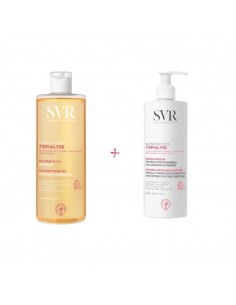 SVR TOPIALYSE BAUME PROTECT 400ML + HUILE LAVANTE 400ML
