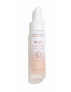 GOSH DEWY FOUNDATION DROPS SPF15 006 MEDIUM 12ML