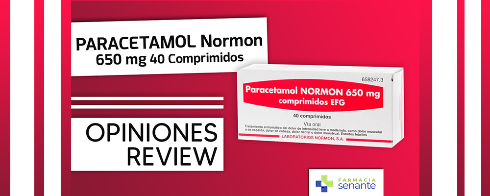 PARACETAMOL NORMON 650 mg 40 COMPRIMIDOS EFG