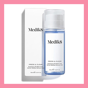 medik8 press & clear acido salicilico tonico exfoliante